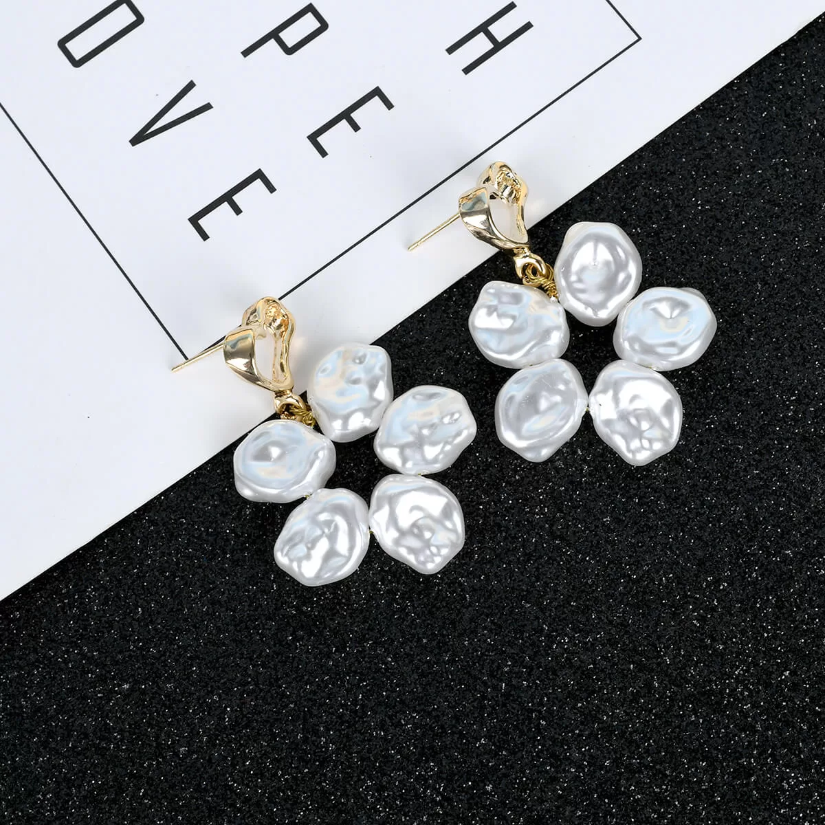 Flower Pearl Earrings