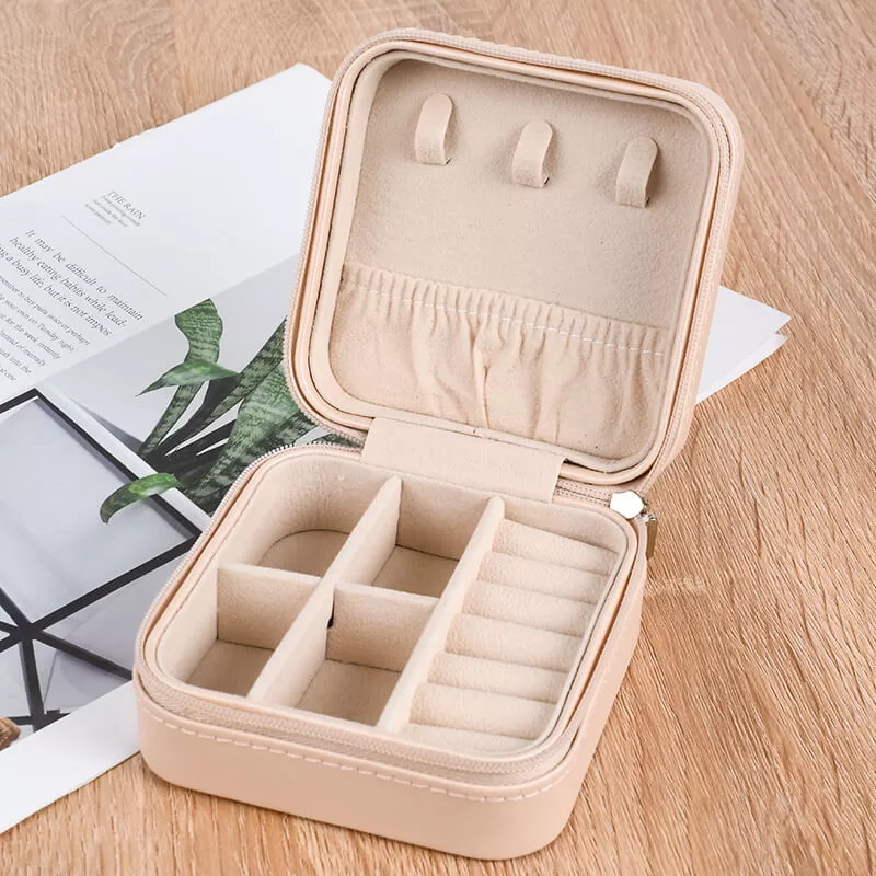 Travel Leather Jewelry Storage Box-Small