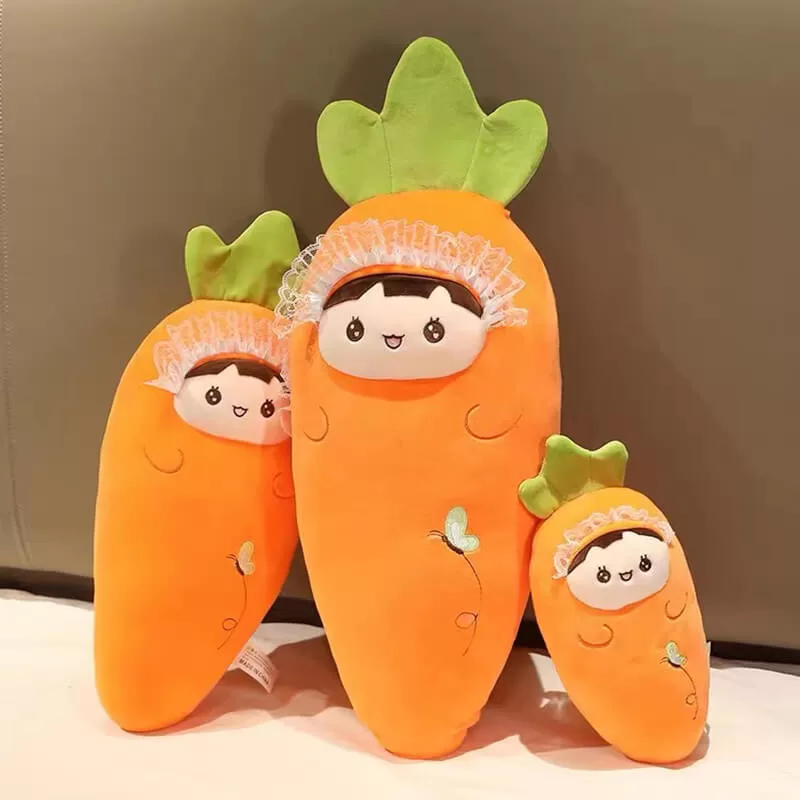 Large Carrot Stuffed Toy Hug Pillow 35.4"