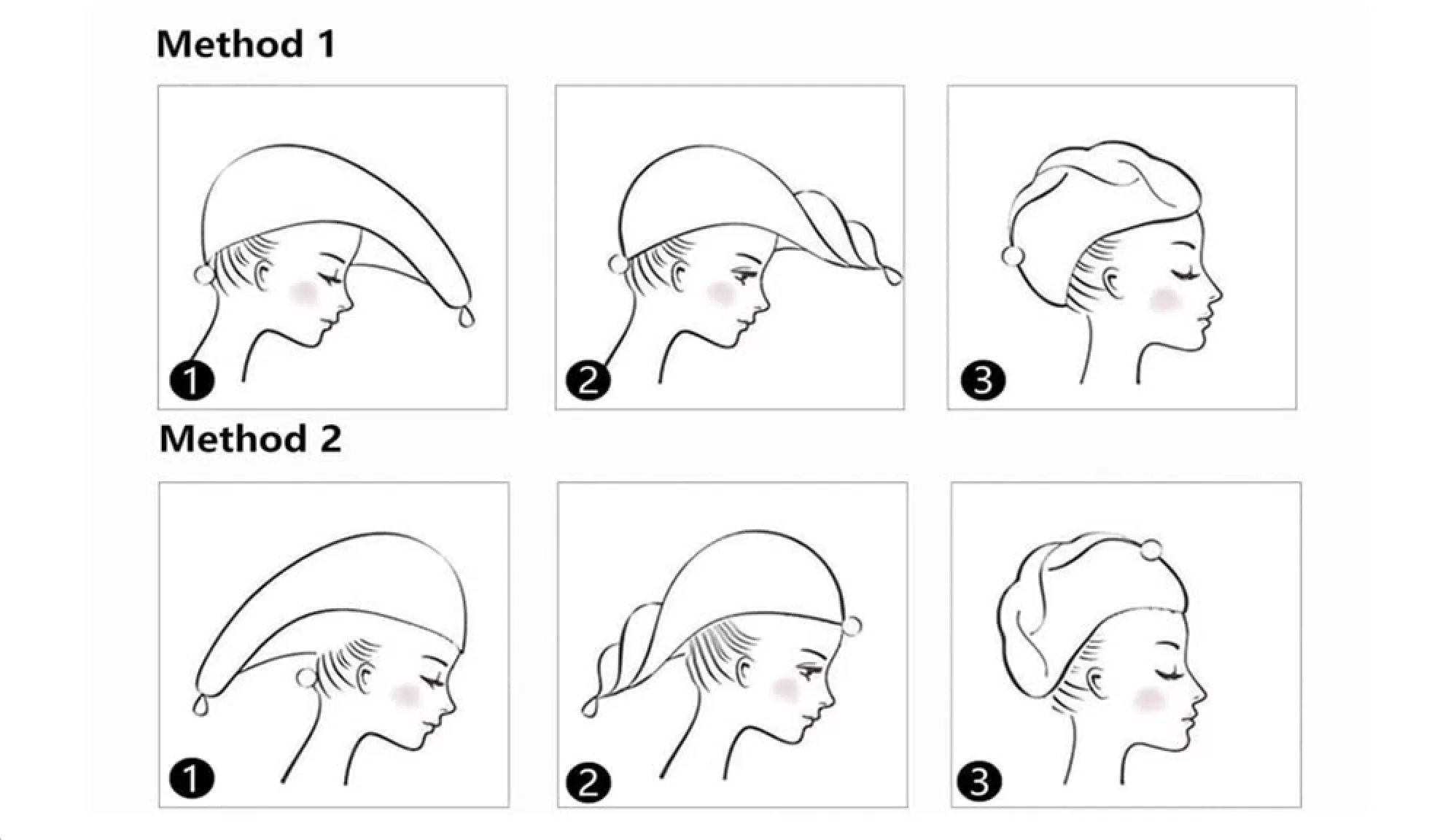 Cartoon Bow Hair Drying Towel - Image 11