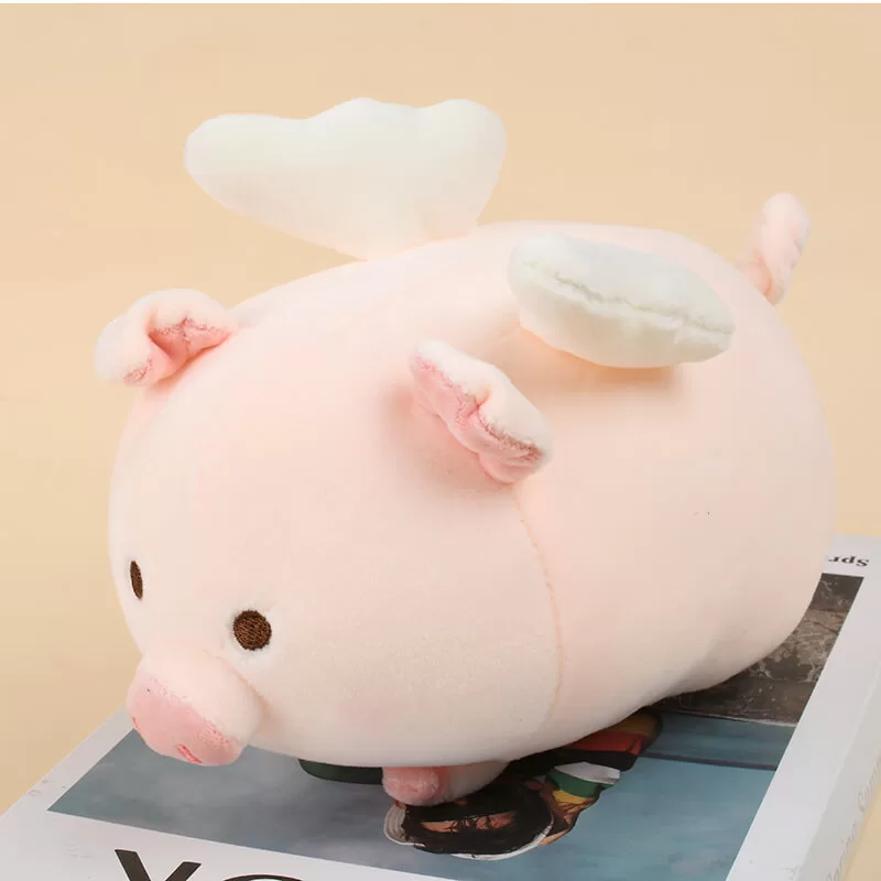 Angel Pig Stuffed Toy 7.9"