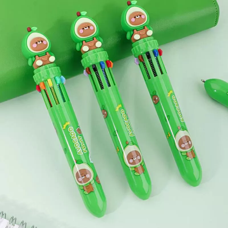 Cute Avocado Ballpoint Pen- 10 Colors