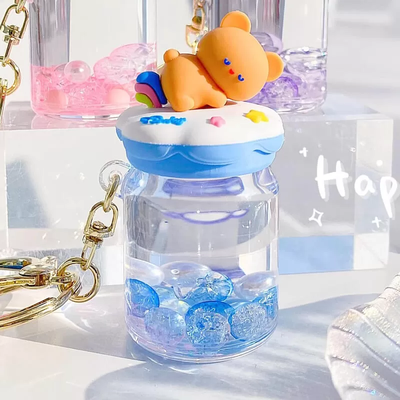Dreaming Bear Keychain