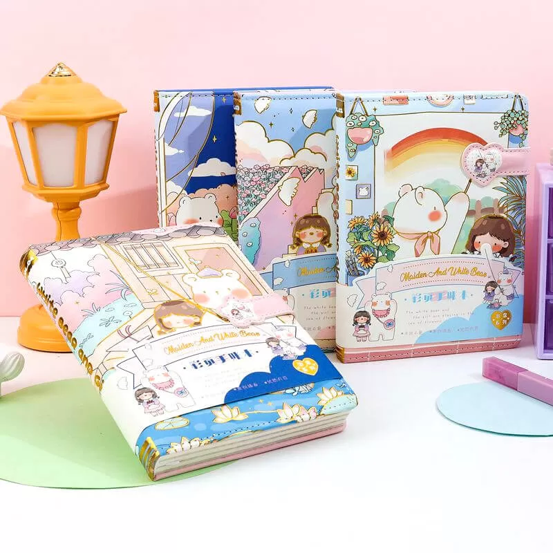 36K Polar Bear and Girl Notebook