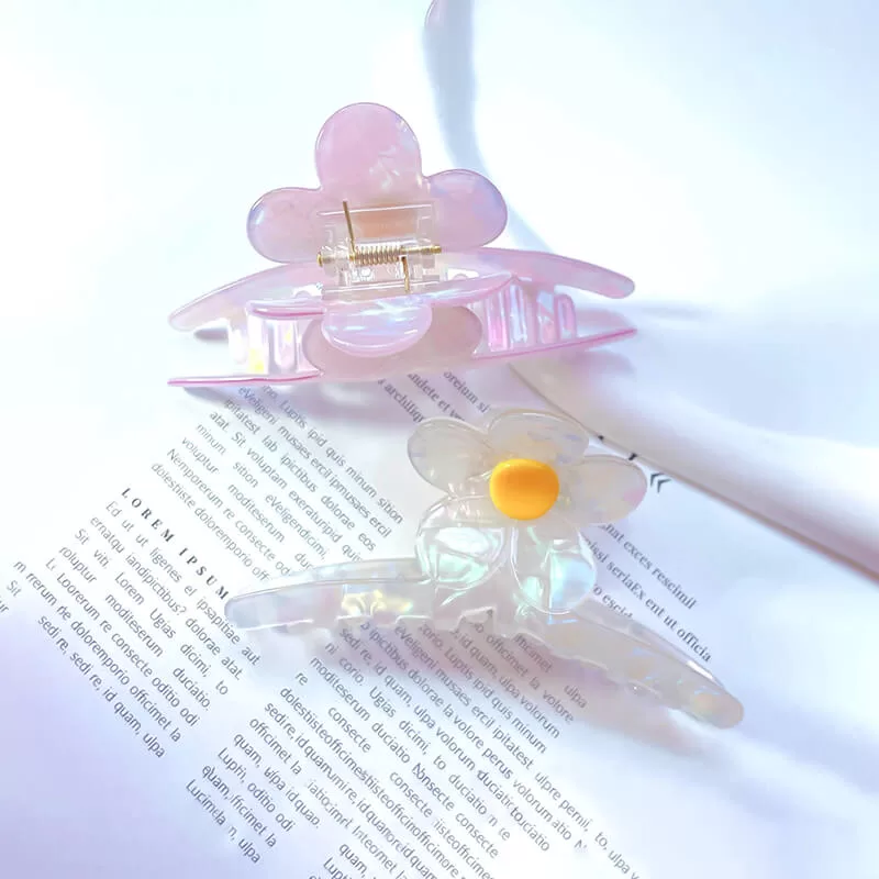 Flower Hair Claw Clip