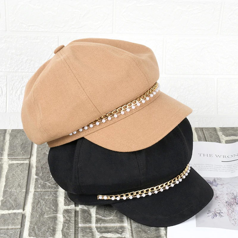 Japanese-style Pearl Octagonal Hat