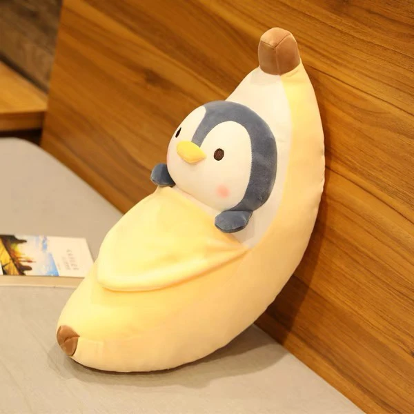 Penguin Banana Plush Toy 23.6 inches