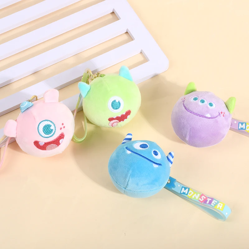 Monster Family Plush Keychain