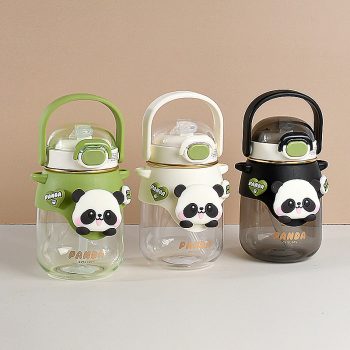 Panda Plastic Water Bottle 27.7oz