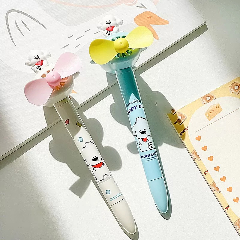 Cartoon Plane Fan Gel Pen