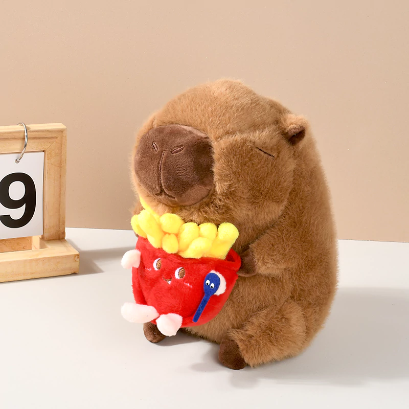 French Fries Capybara Stuffed Toy 8.3Inch