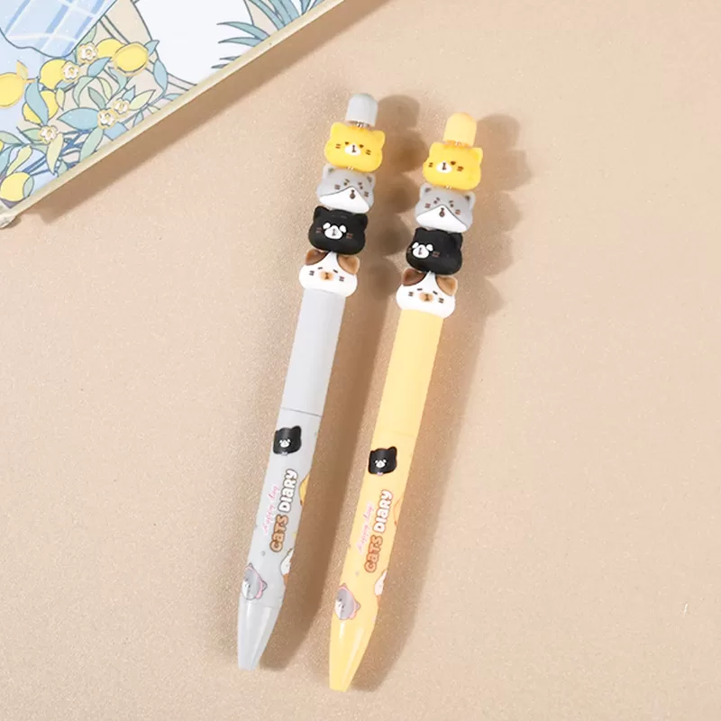 Cute Cat Press Gel Pen