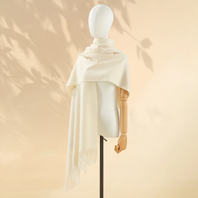 Winter Large Shawls Women Scarfs - Beige