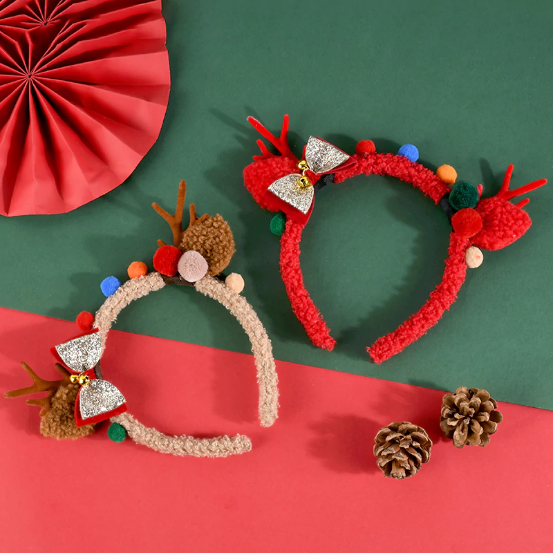 Christmas Antler Fluffy Headband