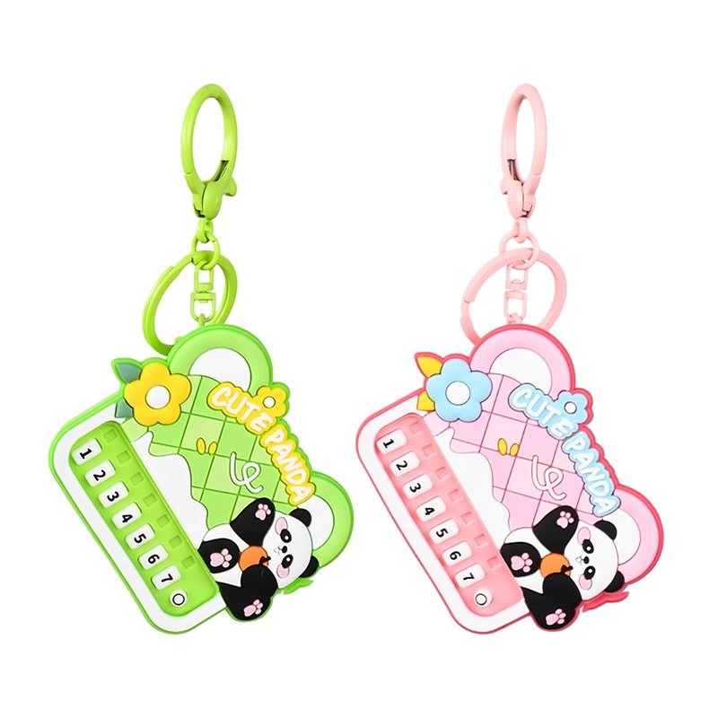 Panda Piano Keychain