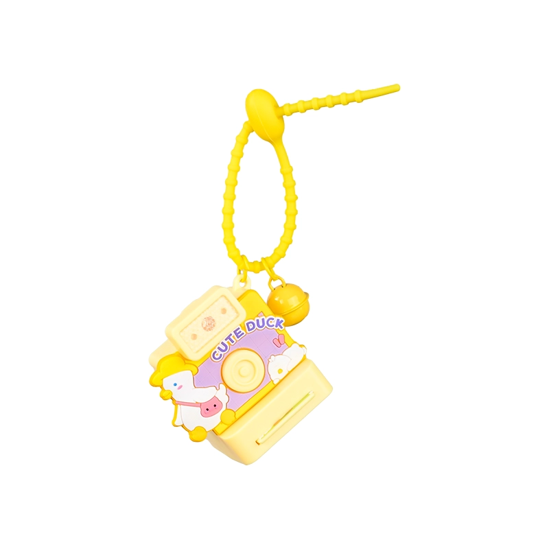 Spring Outing Series-Cartoon Polaroid Keychain-Yellow