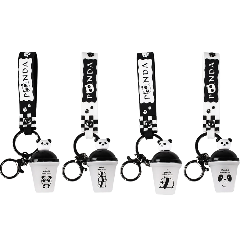 Panda Bottle Keychain