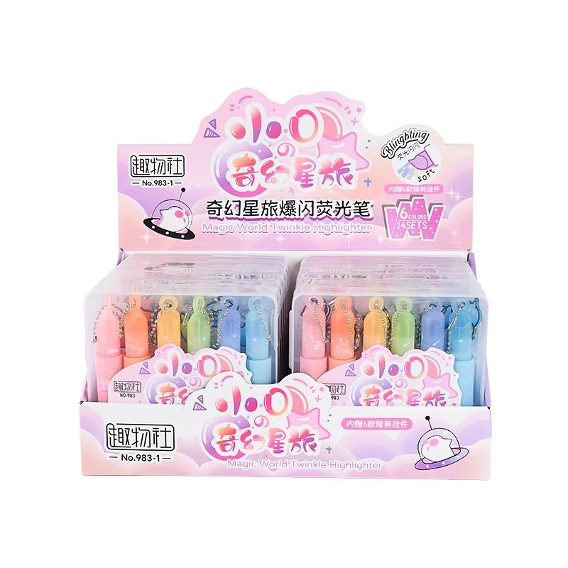 Wonderful Star Journey Highlighter 6pcs