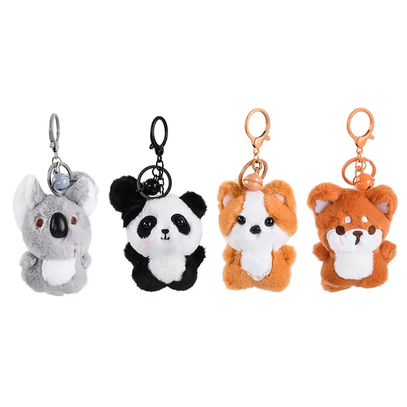 Cute Plush Animal Keychain