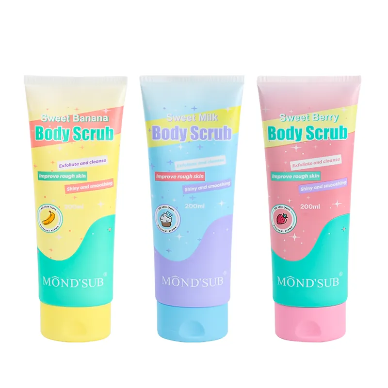 Milk/Strawberry/Sweet Banana Body Scrub 6.7oz