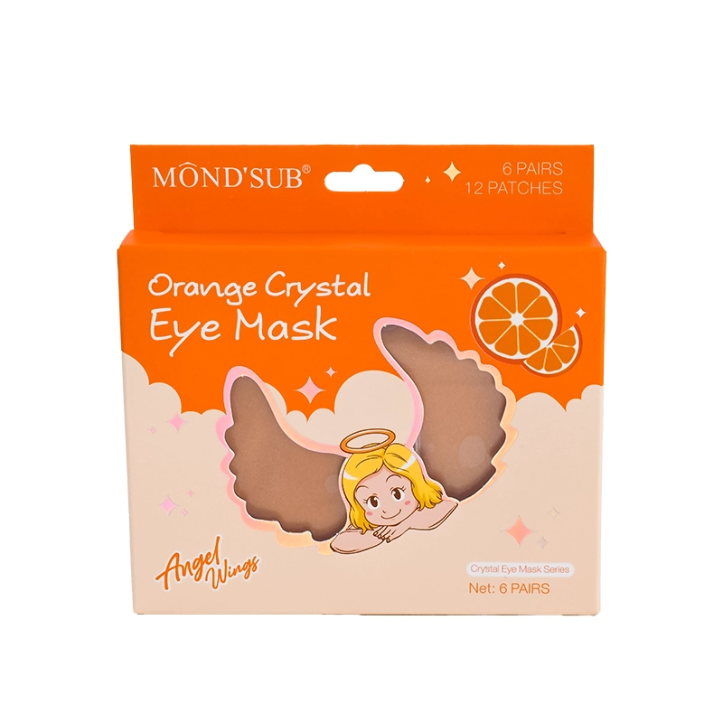 Skin Care Orange Crystal Eye Patch-Orange