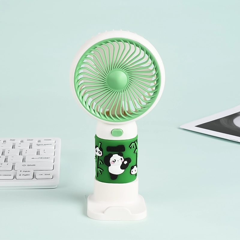 Panda Handheld Fan-Green