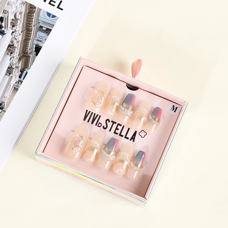 Psychedelic Palm Nail Stickers - M (Mixed Colors)