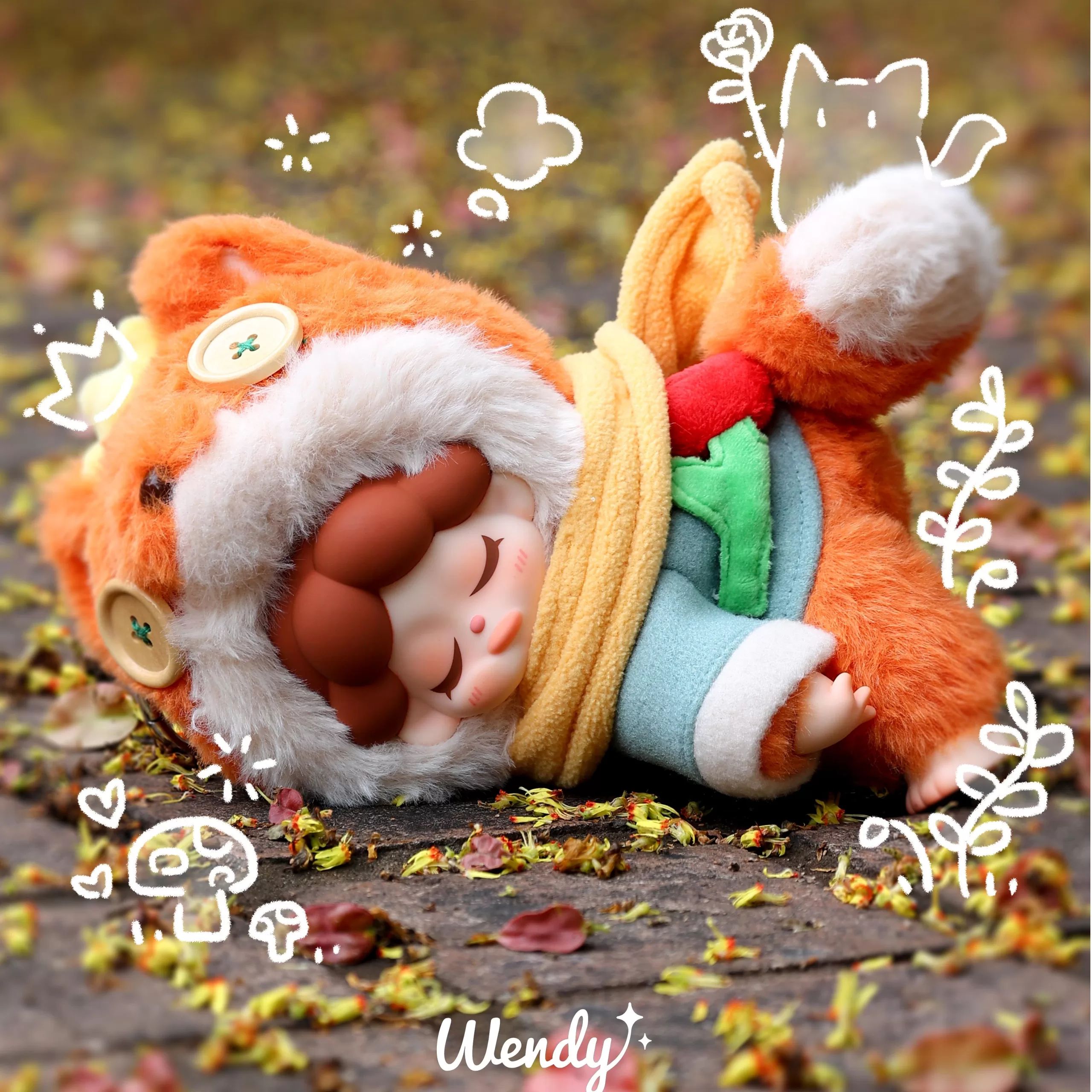 rose and fox blind box