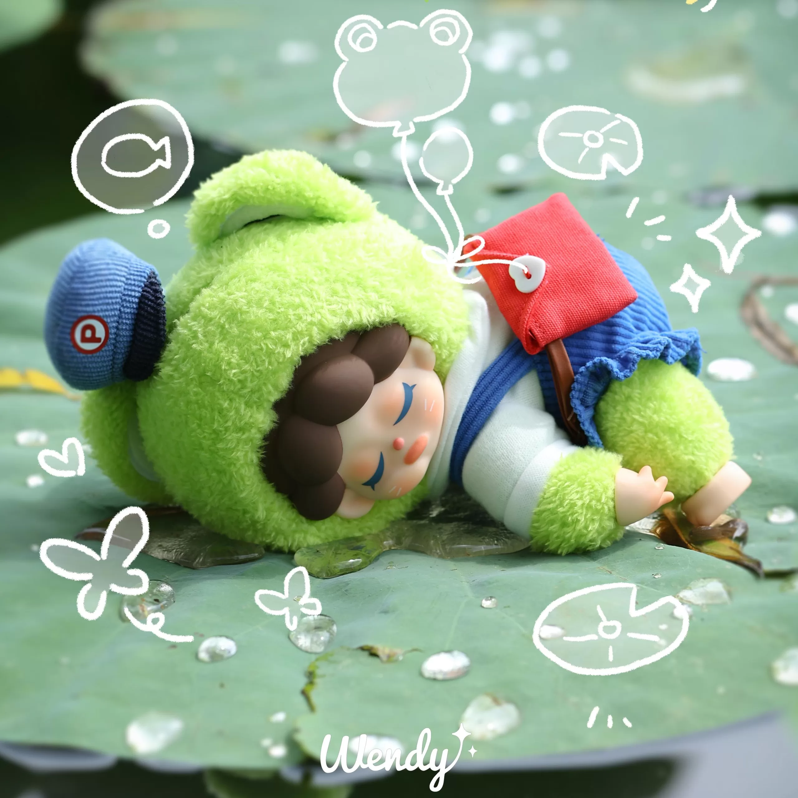 Frog Mailman blind box