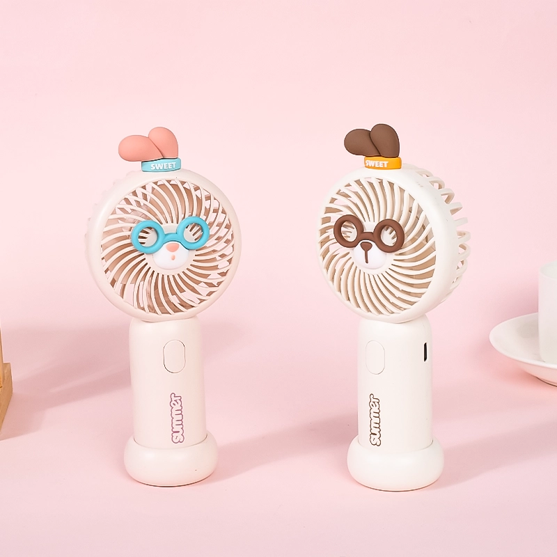 Glasses Bunny Handheld Fan