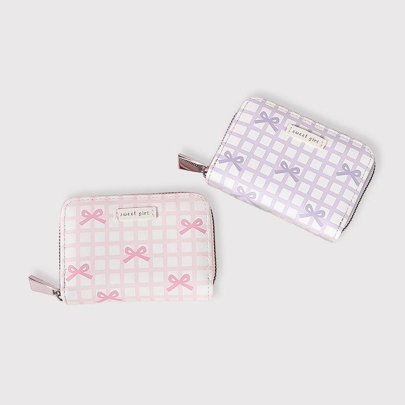 Bowknot Girly Accordion Credit Card Holder Fashion Wallets